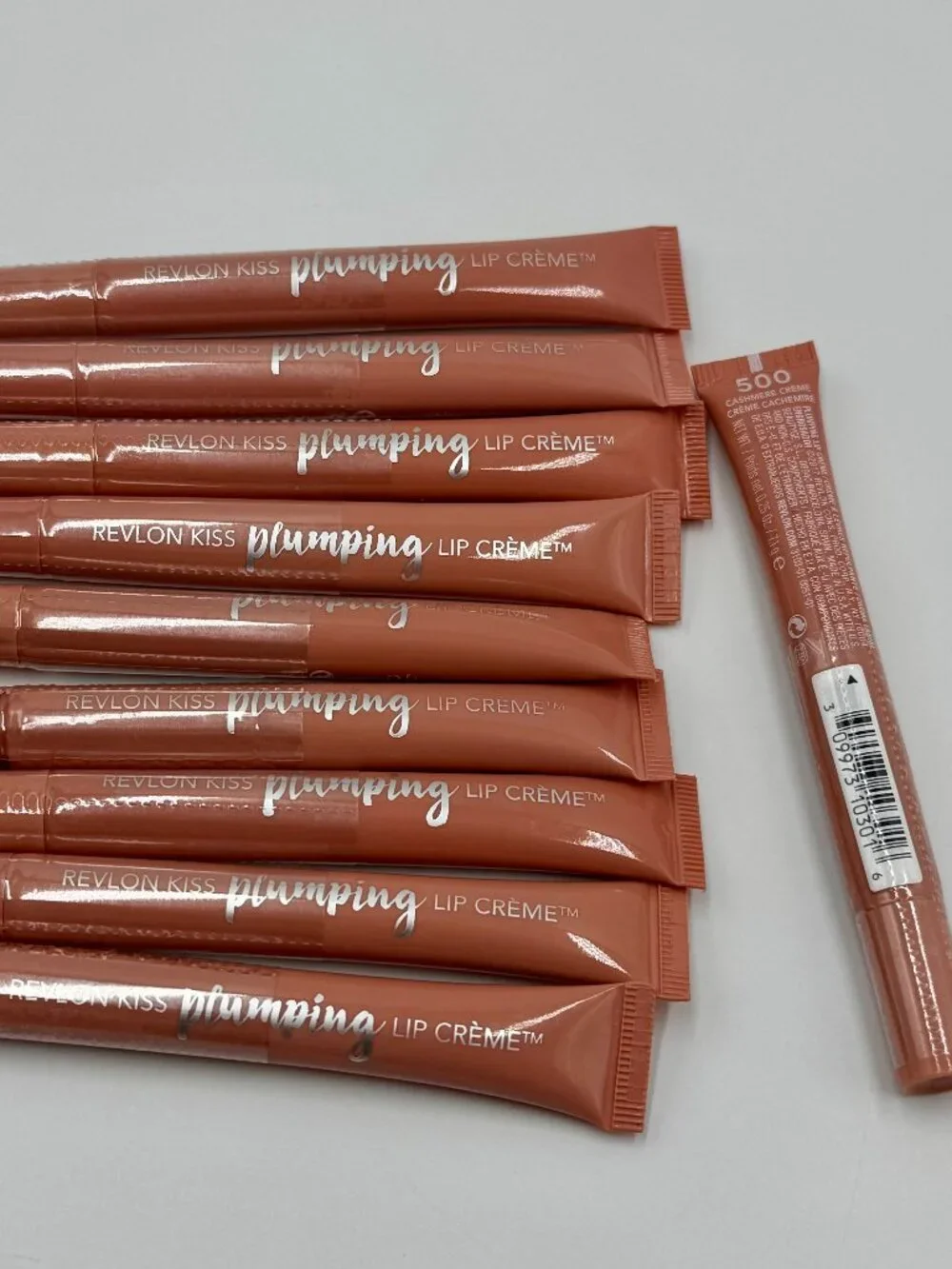 38 Pieces Revlon Kiss Plumping Lip Creme Bundle - 10 Different Colors -